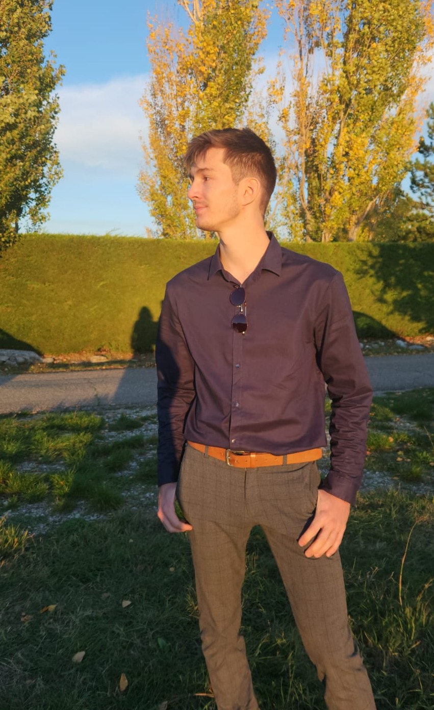 Chemise bleu