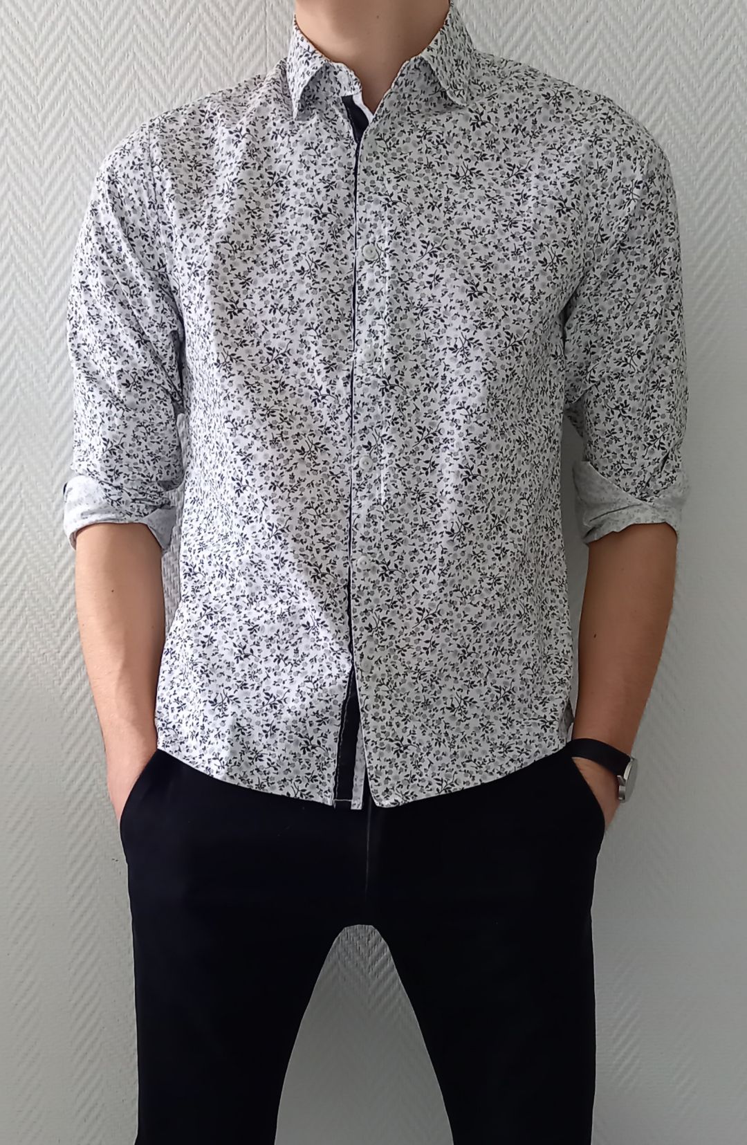 Chemise fleurie