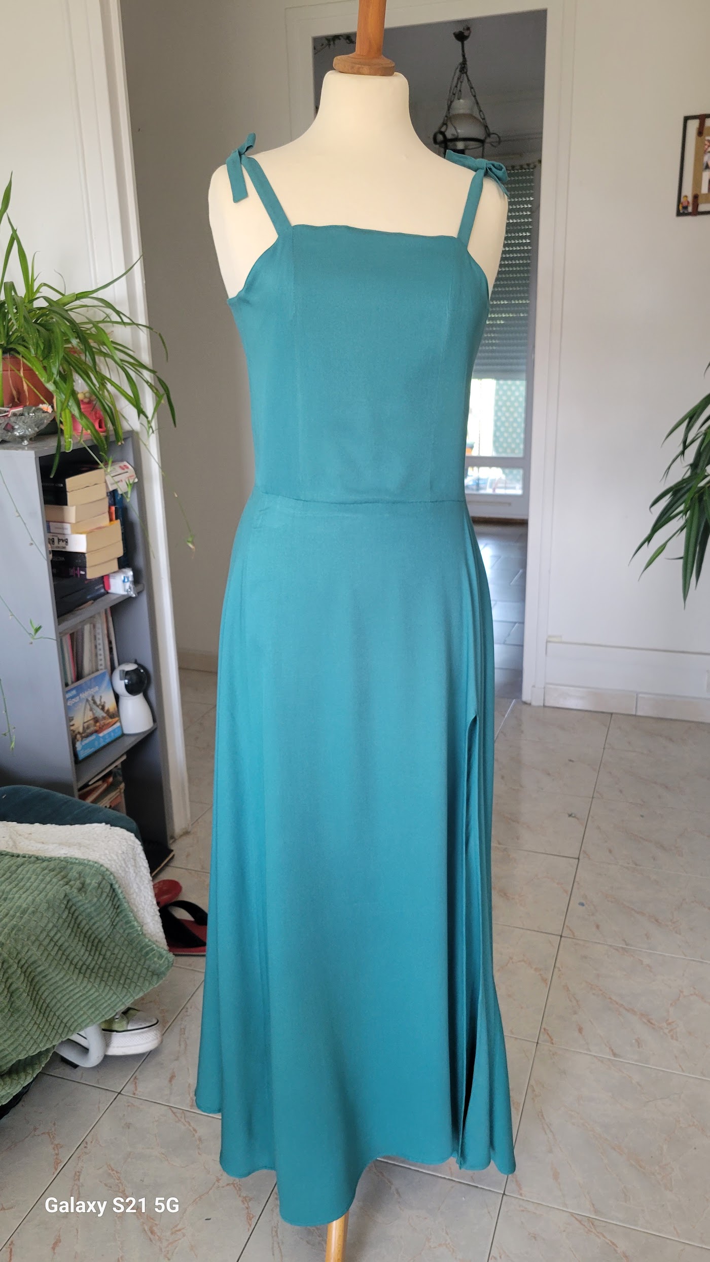 Robe de témoin — dos lacé