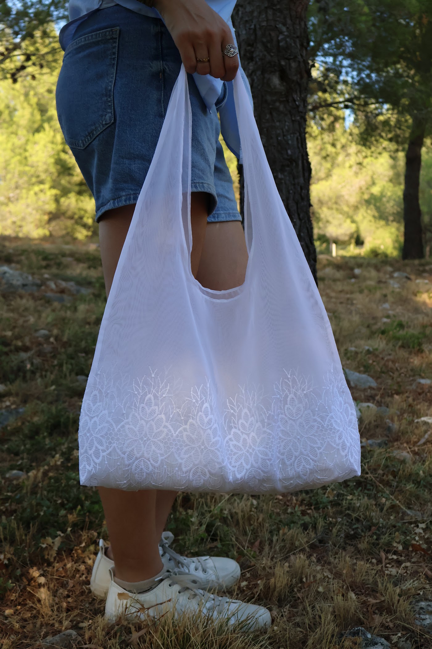 Sac Madeleine — Chute de rideau brodé - polyester