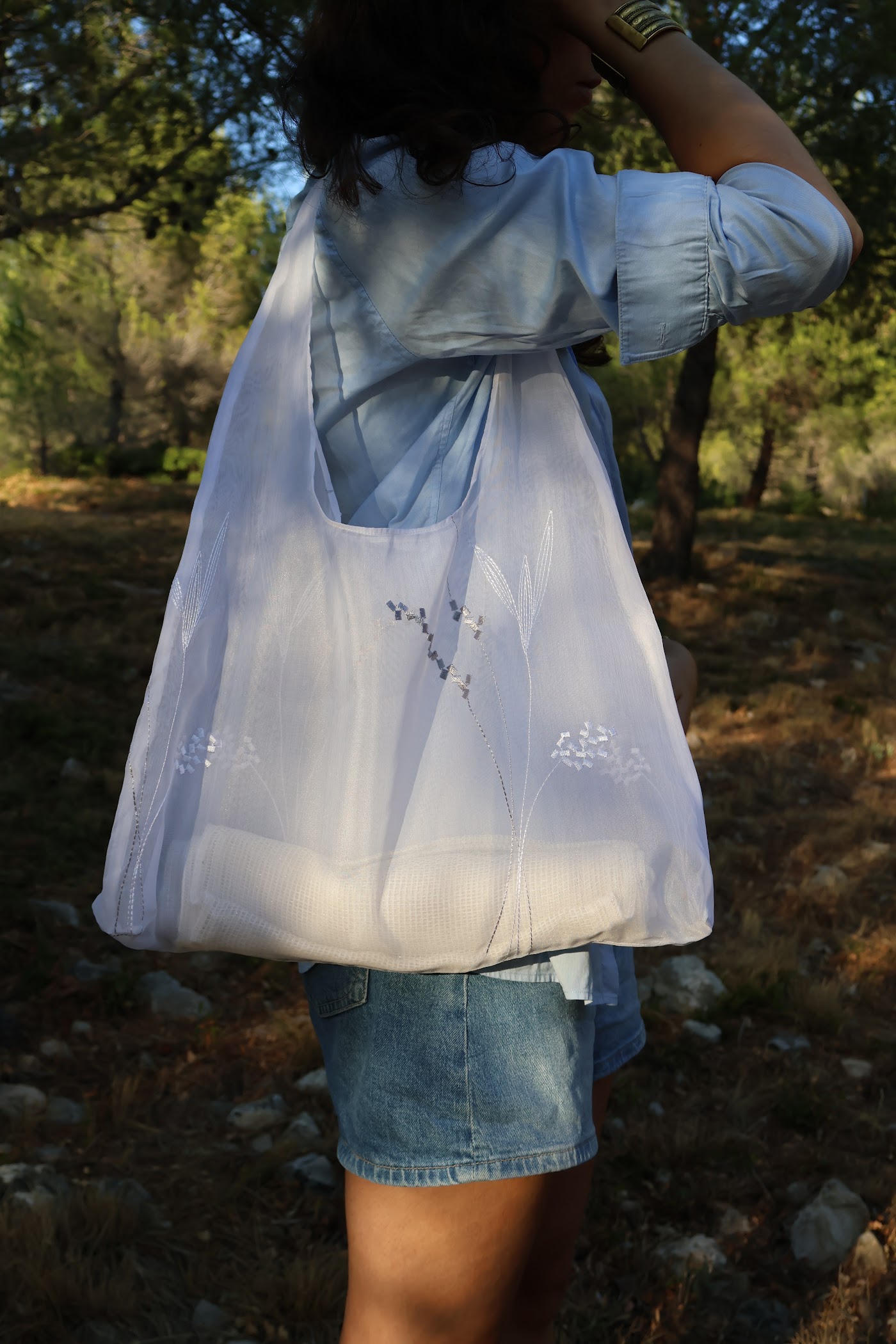 Sac Madeleine — Chute de rideau brodé - polyester